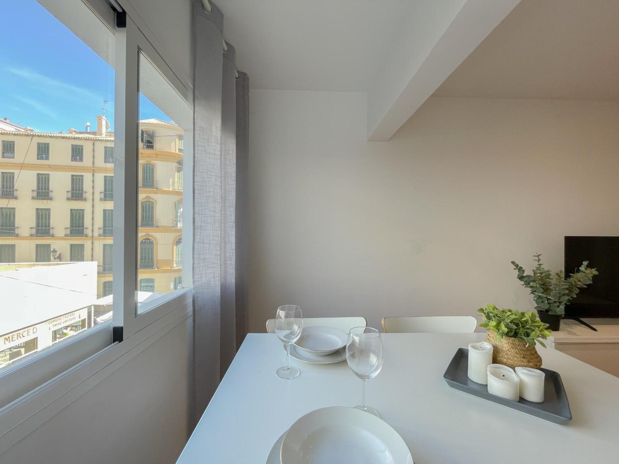 מאלגה Moderno Apartamento Plz De La Merced מראה חיצוני תמונה